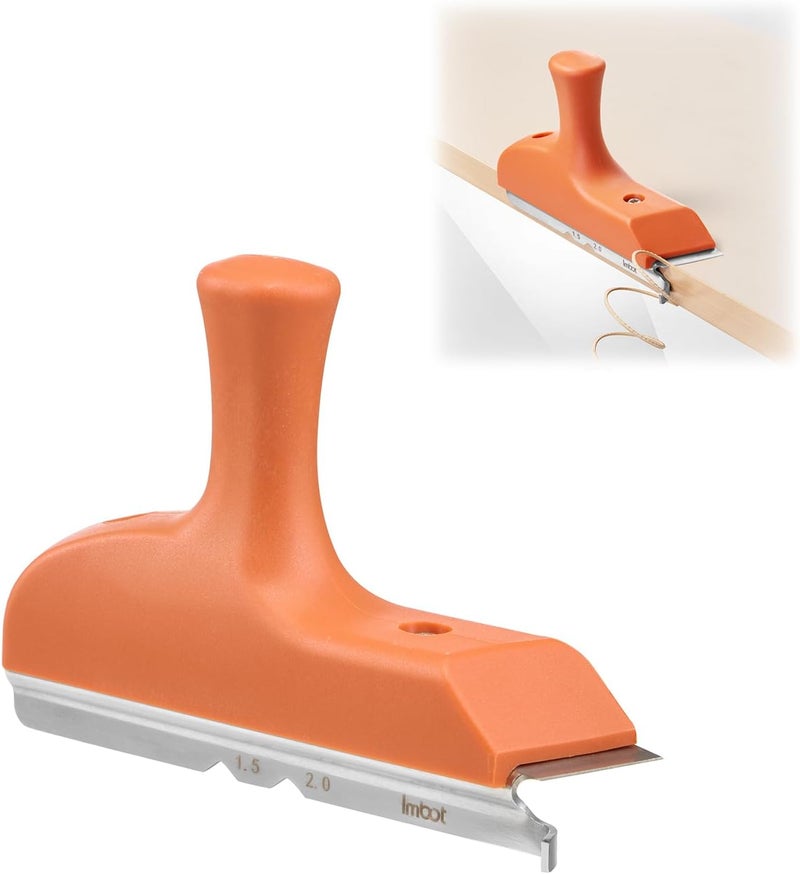 Imbot Edge Banding Trimmer With Stainless Steel Blade，Woodworking Trimmer For Deburring, Edge Planing,Correcting Wood Edges, Woodworking, Veneer, Edge Banding Trimming Tool, Gift For Dad. - Image 1